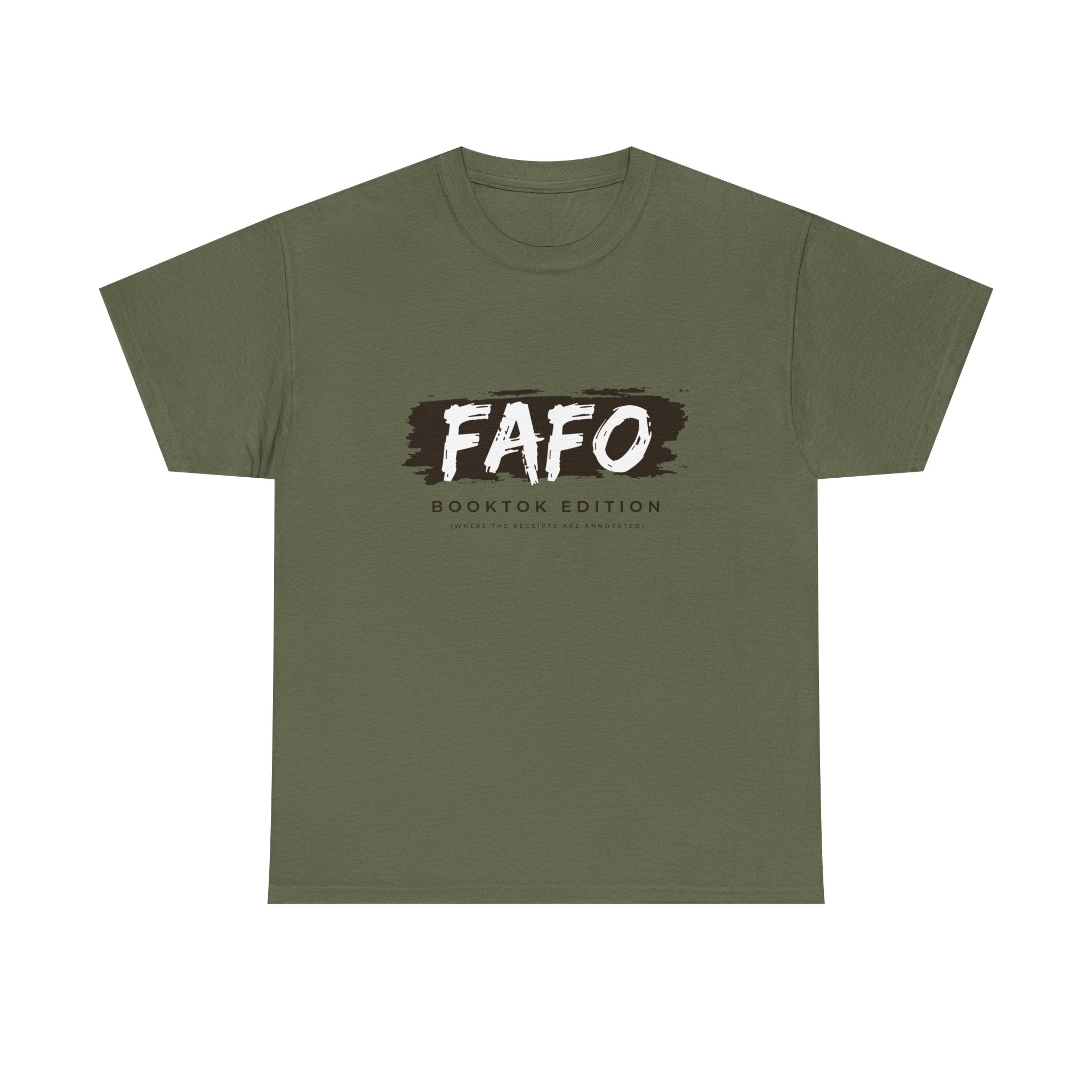 FAFO Booktok Edition Tee - Graphic White Crewneck T-Shirt