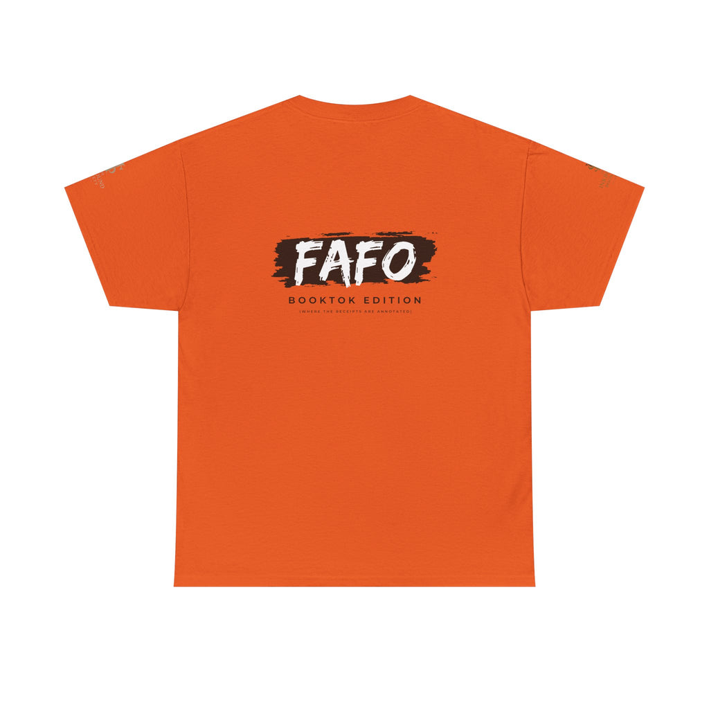 FAFO Booktok Edition Tee - Graphic White Crewneck T-Shirt