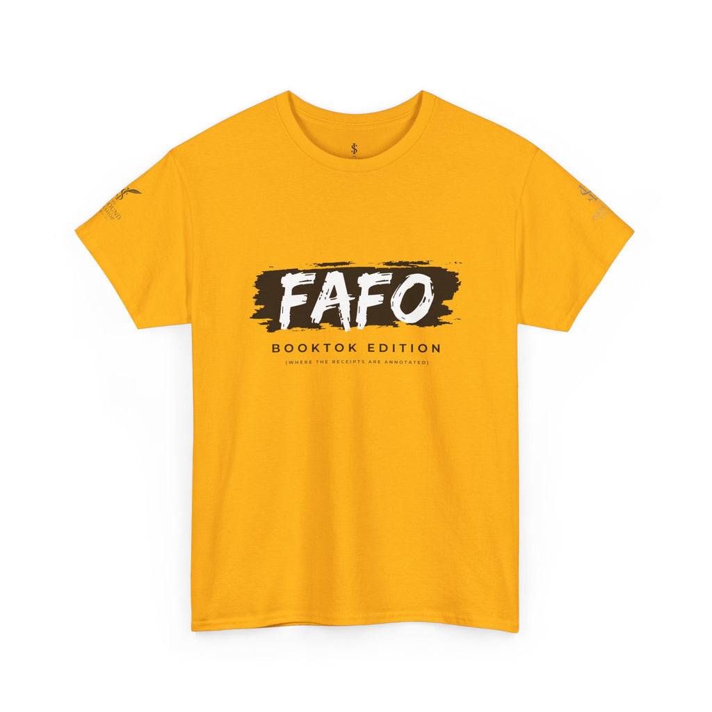 FAFO Booktok Edition Tee - Graphic White Crewneck T-Shirt