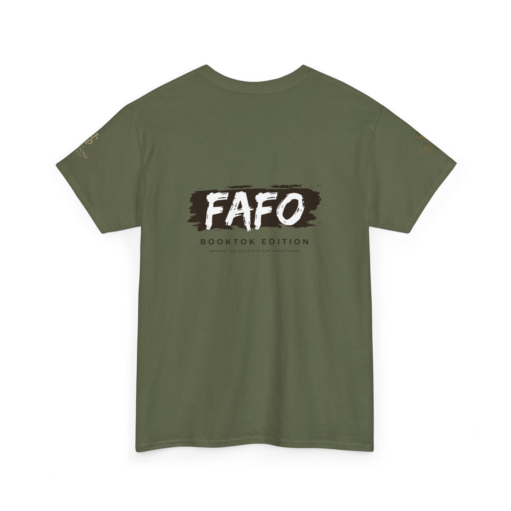 FAFO Booktok Edition Tee - Graphic White Crewneck T-Shirt