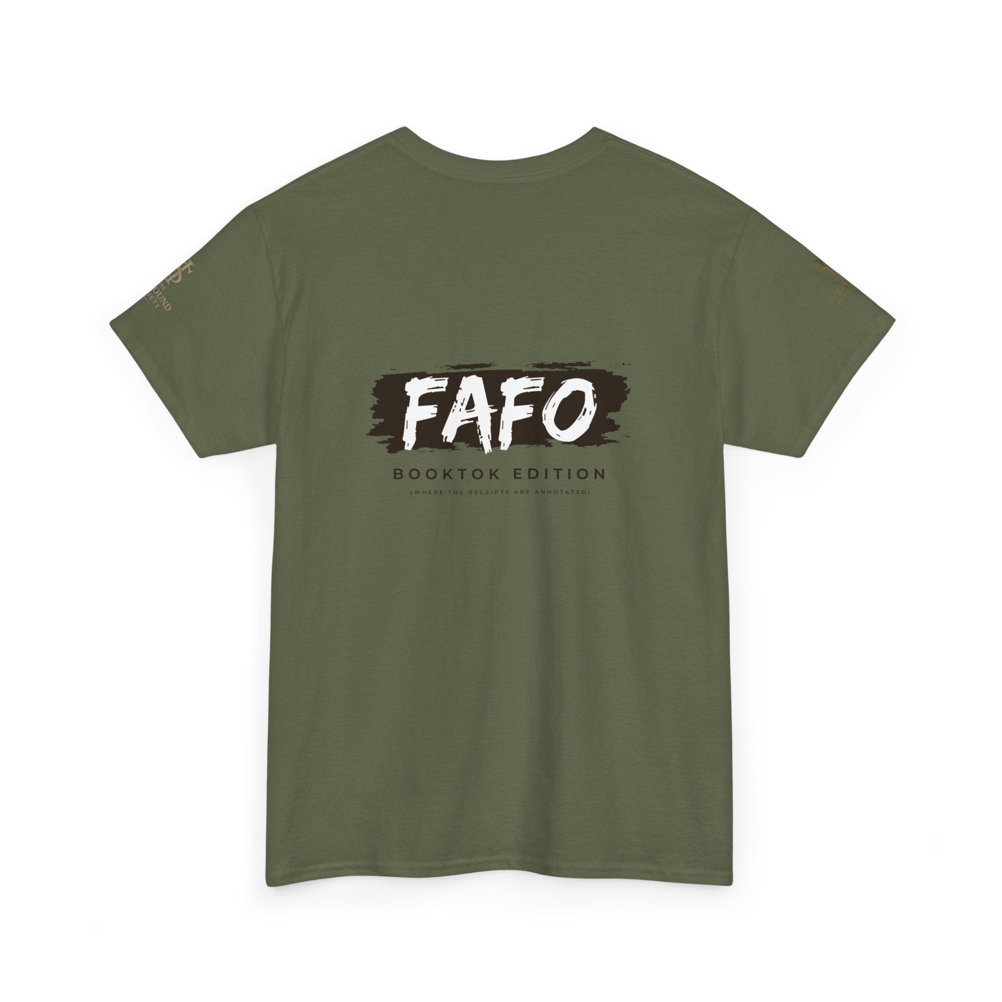 FAFO Booktok Edition Tee - Graphic White Crewneck T-Shirt