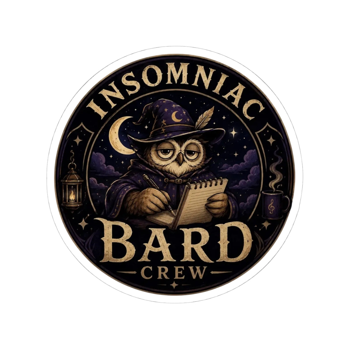 Insomniac Bard Crew Sticker