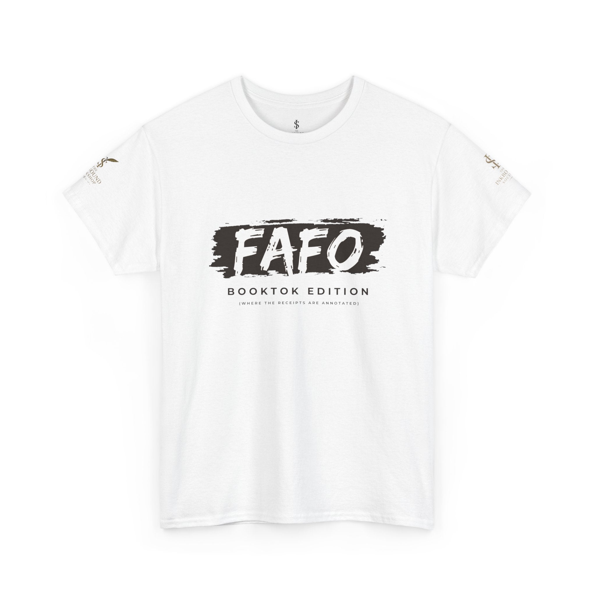 FAFO Booktok Edition Tee - Graphic White Crewneck T-Shirt