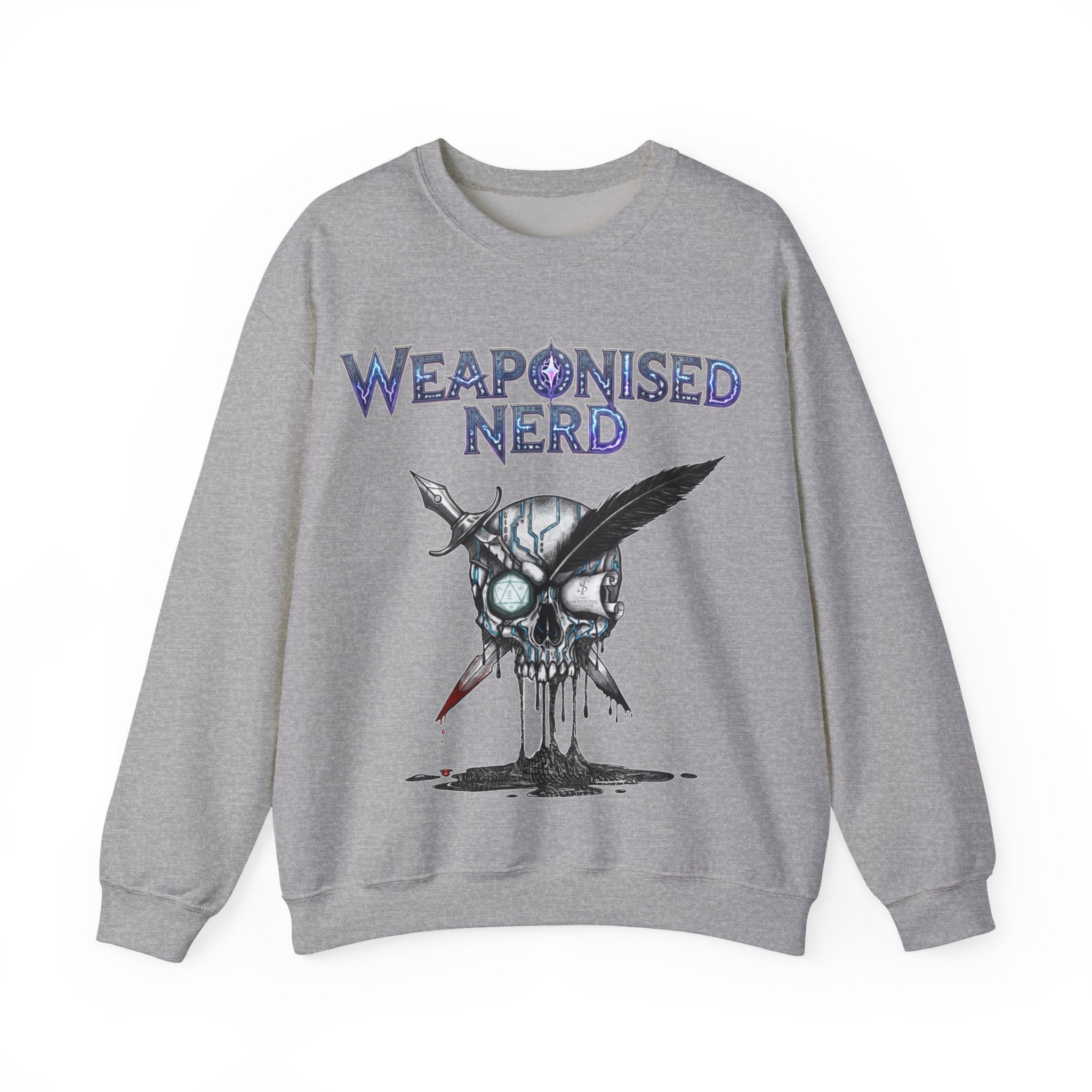 Weaponised Nerd Sweatshirt – Skull & Quill Crewneck