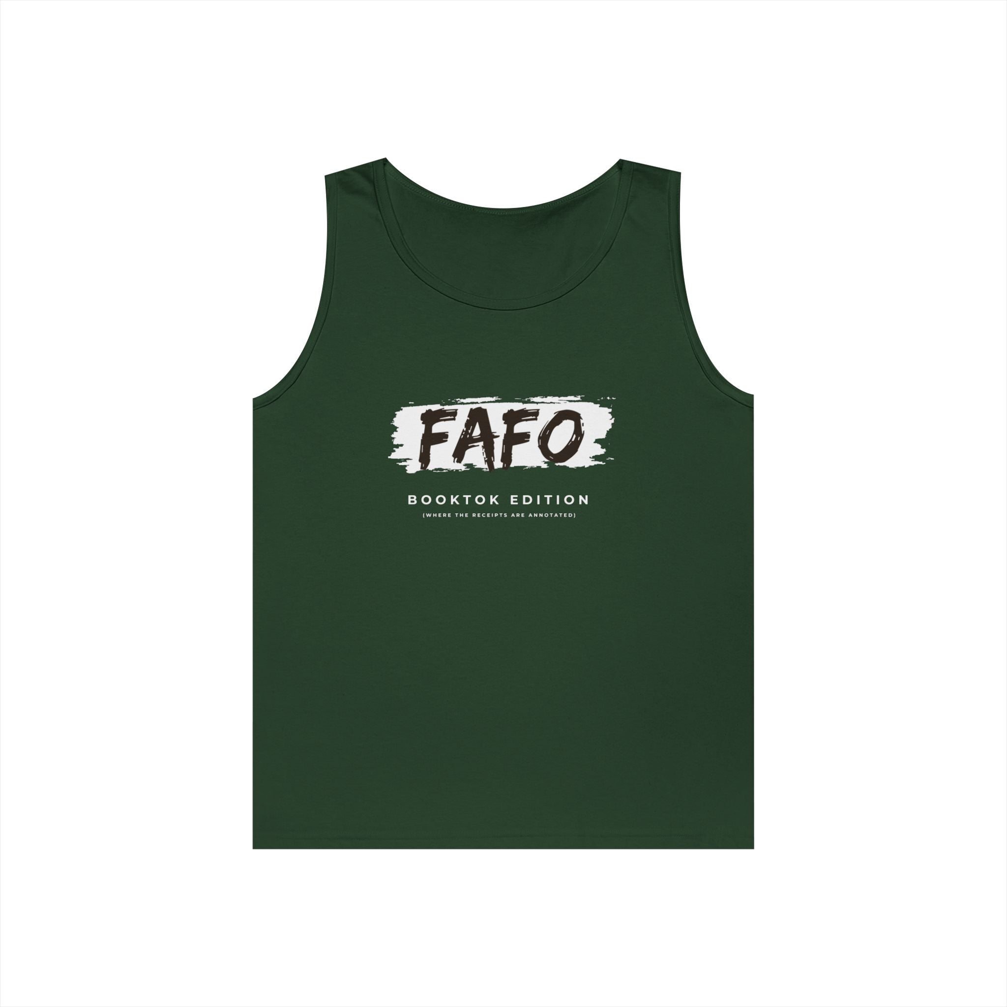 FAFO Mens Brush-Style Tank Top