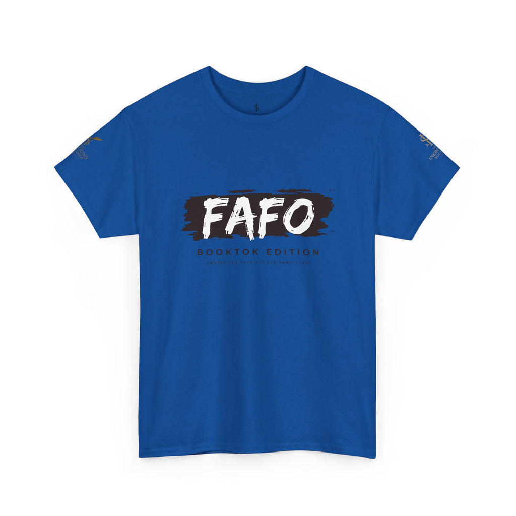 FAFO Booktok Edition Tee - Graphic White Crewneck T-Shirt