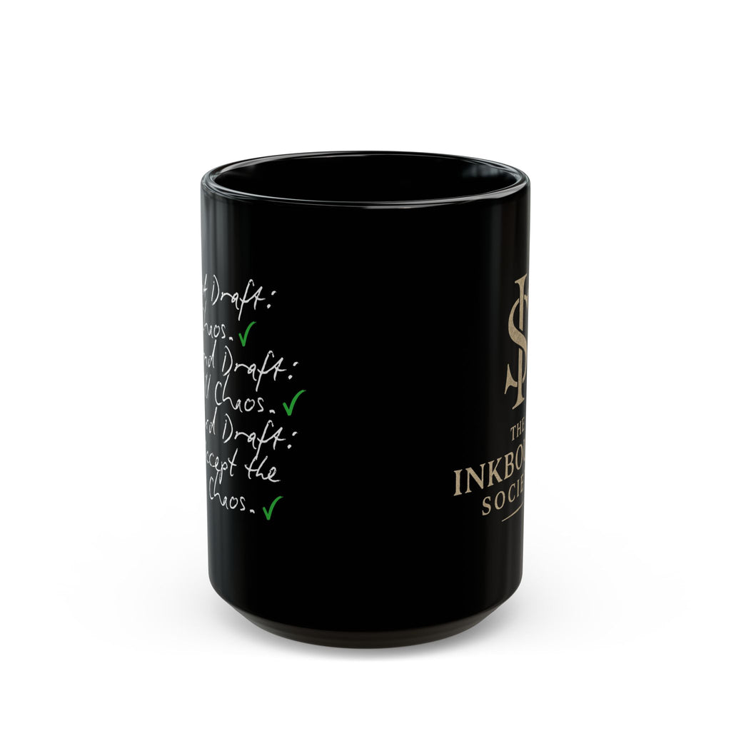Personalized Black Coffee Mug for Writers | Inkbound Society | Perfect Gift for Book Lovers, Literary Enthusiasts, and School Celebrations