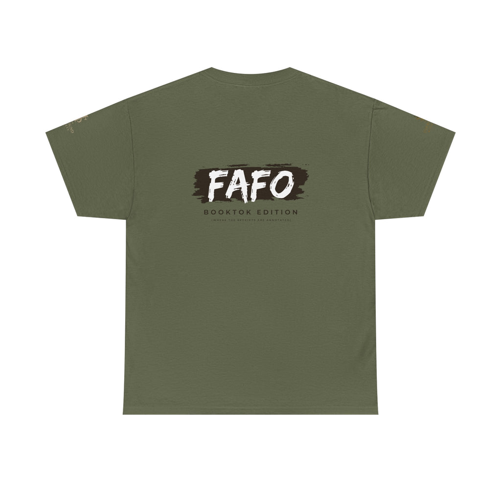 FAFO Booktok Edition Tee - Graphic White Crewneck T-Shirt