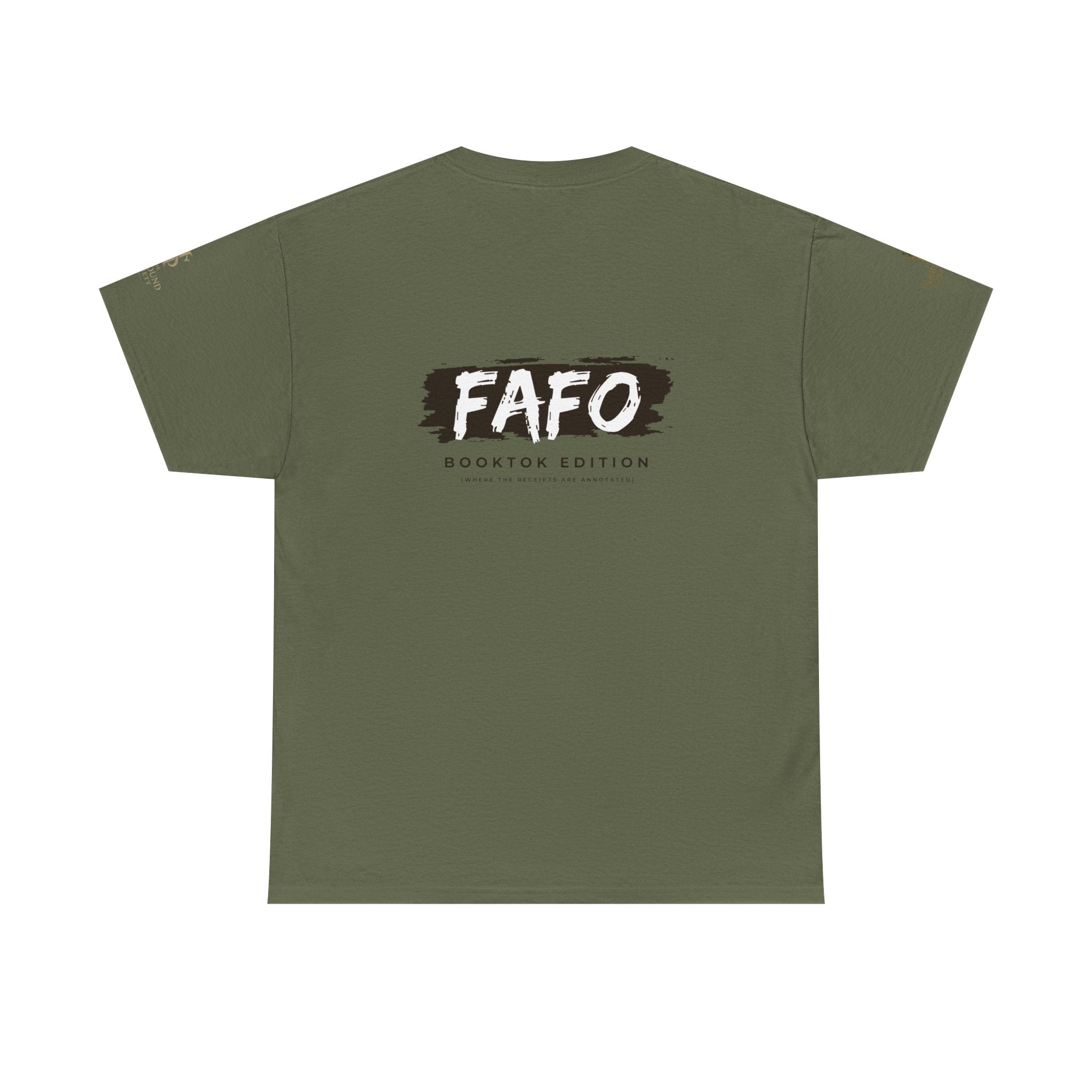 FAFO Booktok Edition Tee - Graphic White Crewneck T-Shirt