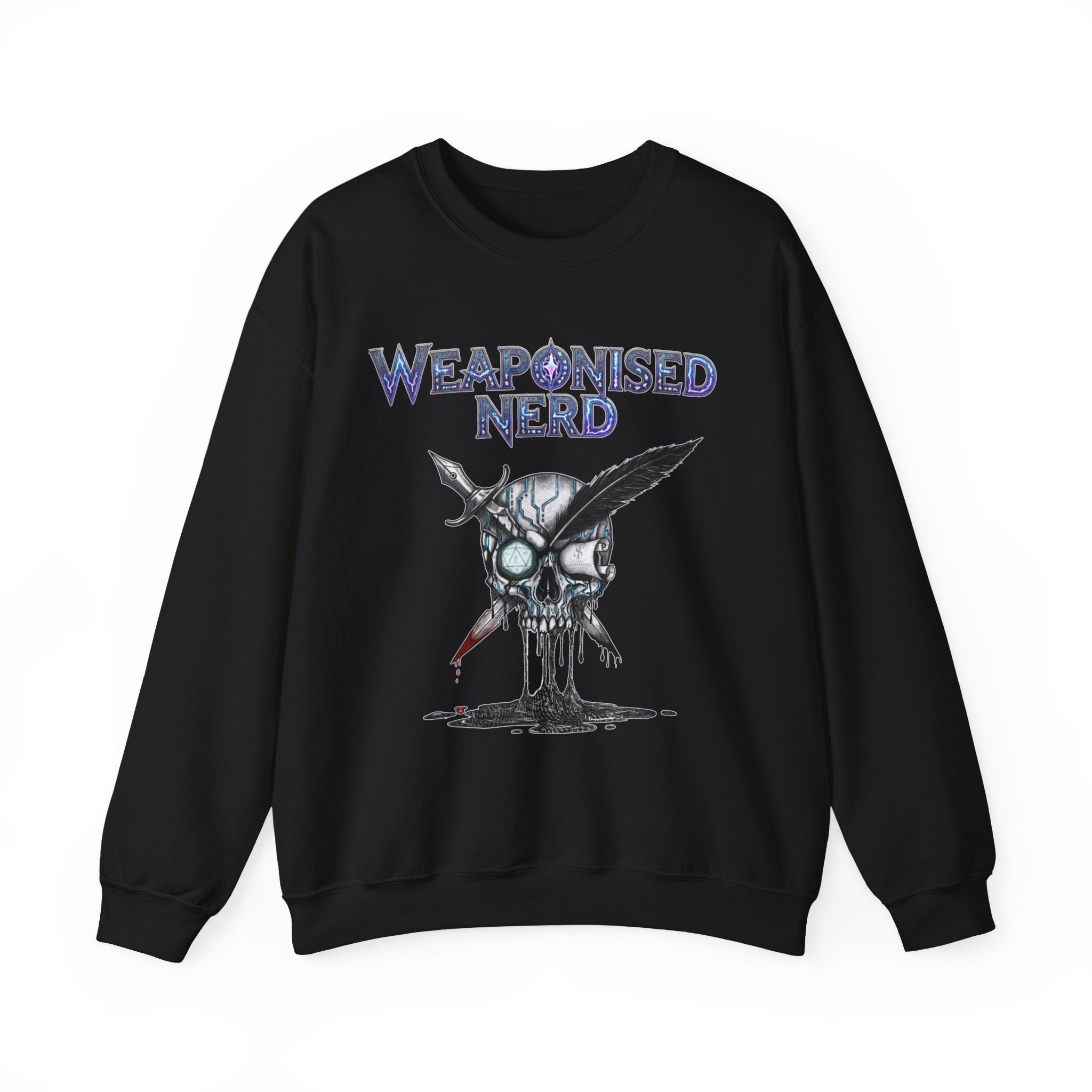 Weaponised Nerd Sweatshirt – Skull & Quill Crewneck