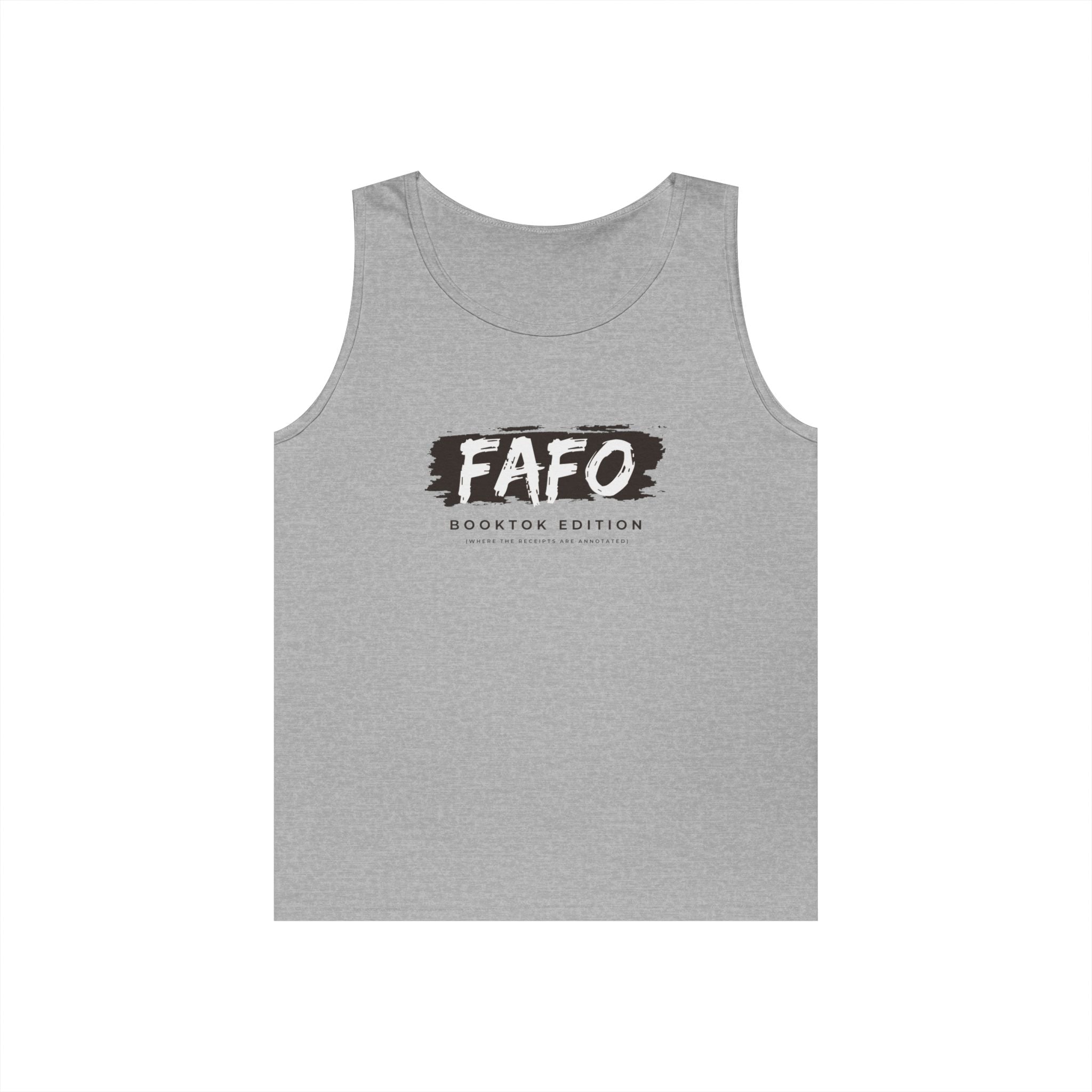 FAFO Mens Brush-Style Tank Top