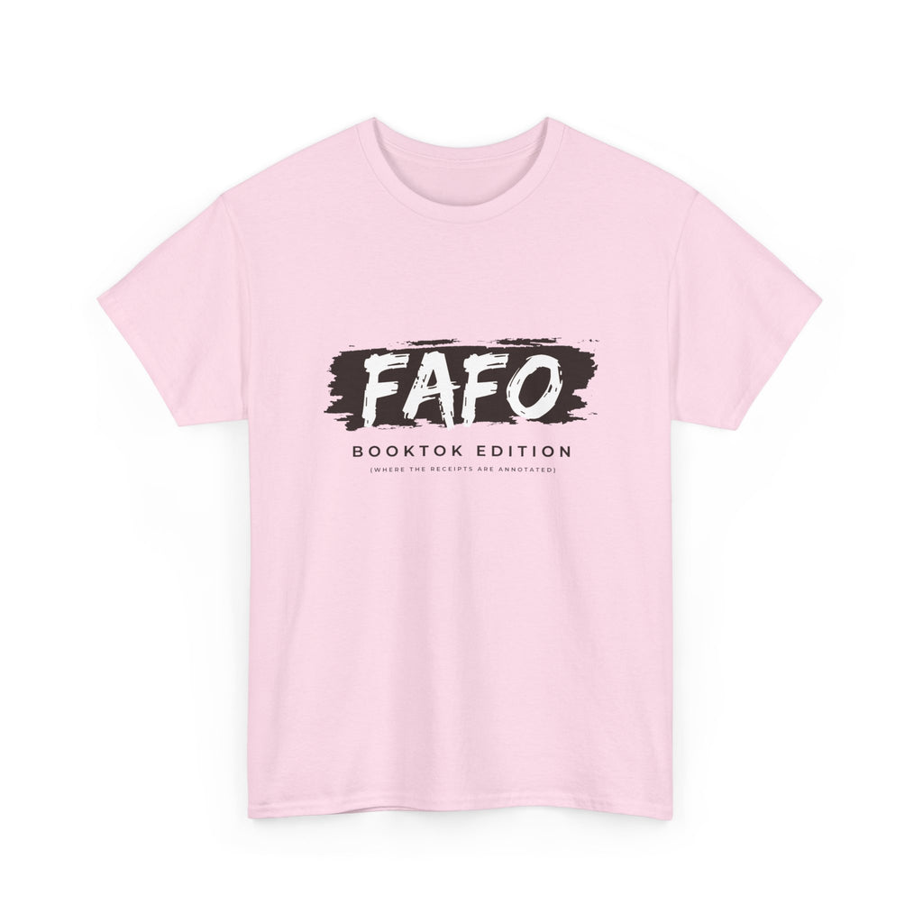FAFO Booktok Edition Tee - Graphic White Crewneck T-Shirt
