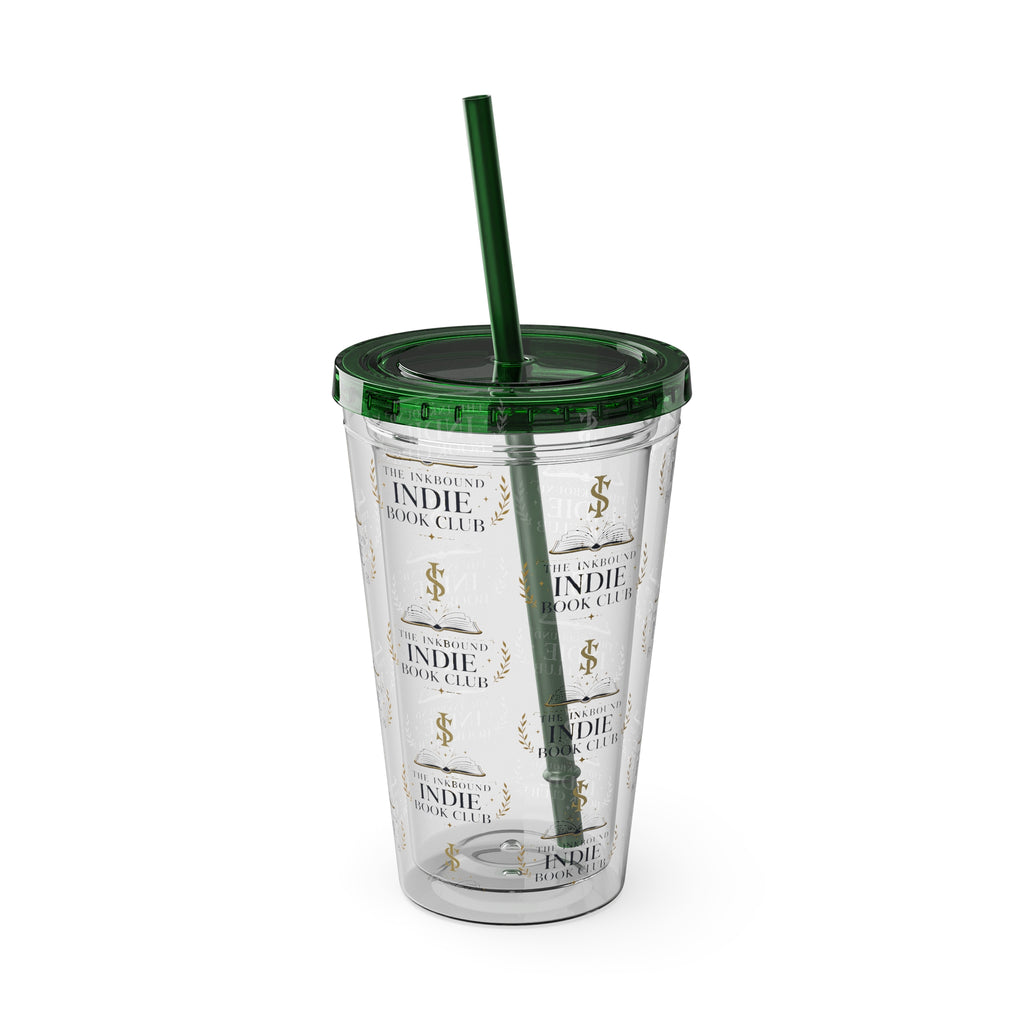 Inkbound Indie Book Club 16oz Tumbler with Straw