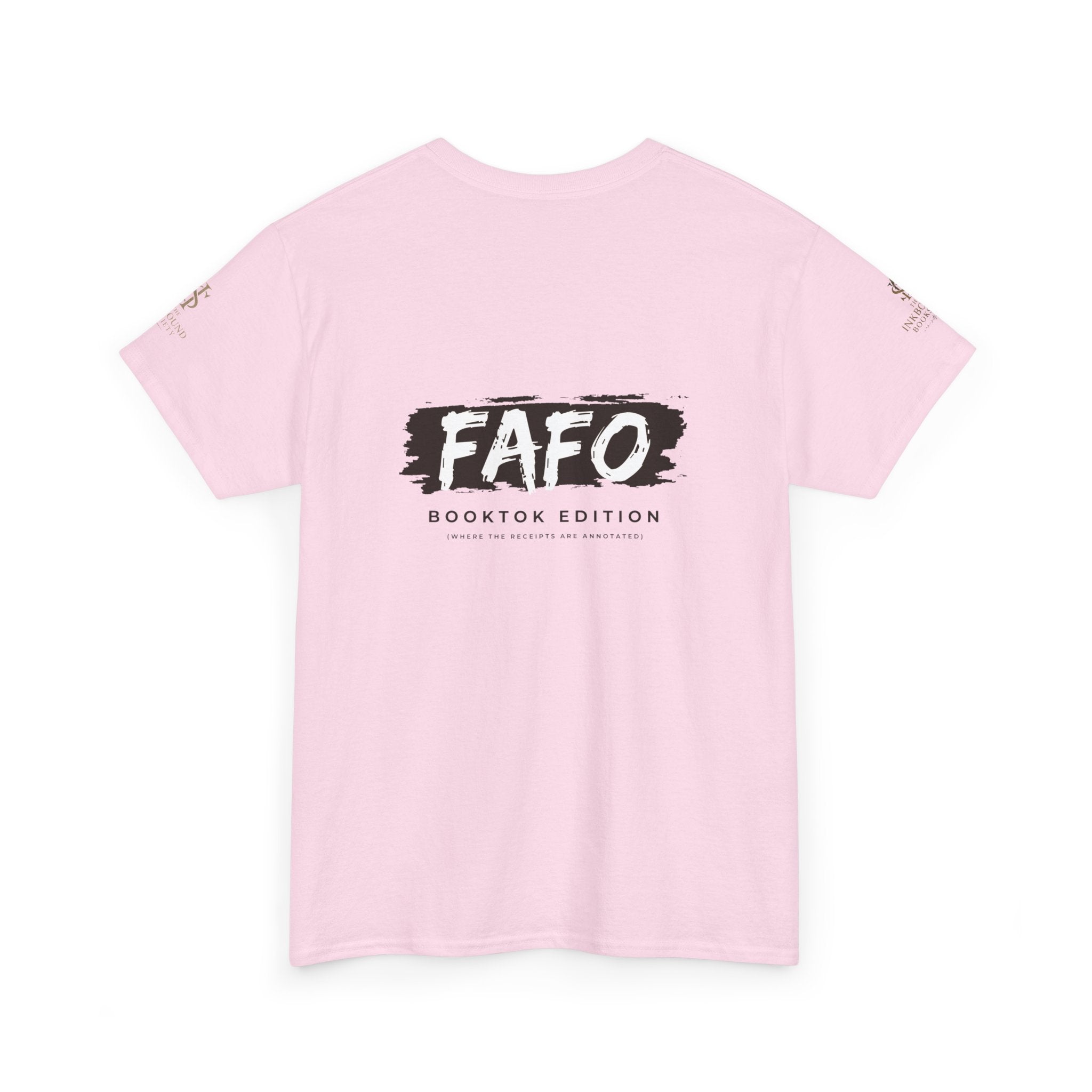 FAFO Booktok Edition Tee - Graphic White Crewneck T-Shirt
