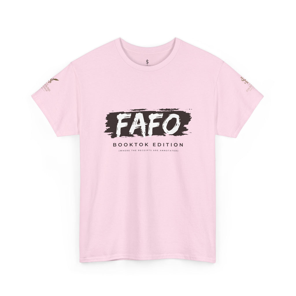 FAFO Booktok Edition Tee - Graphic White Crewneck T-Shirt