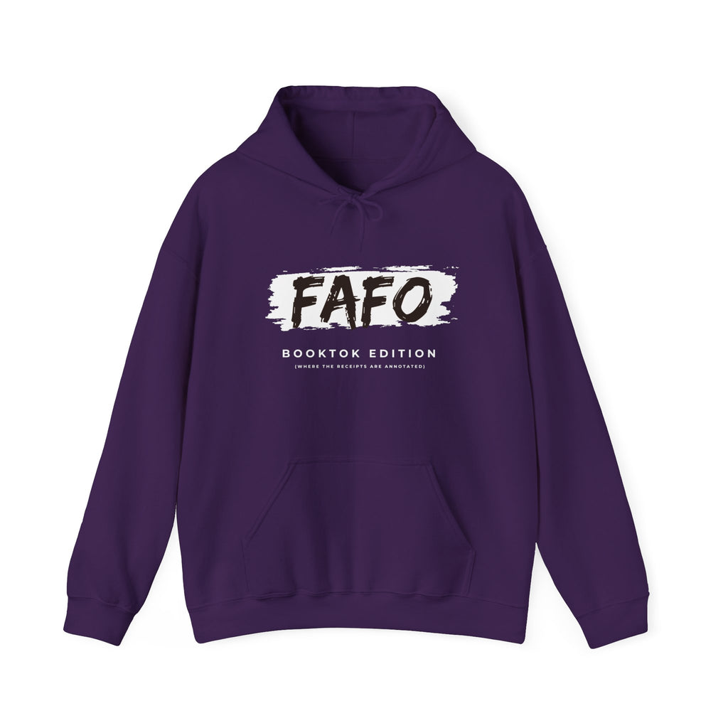 FAFO Hoodie - (Theres purple in here Leanne) The Inkbound Society Logo Pullover