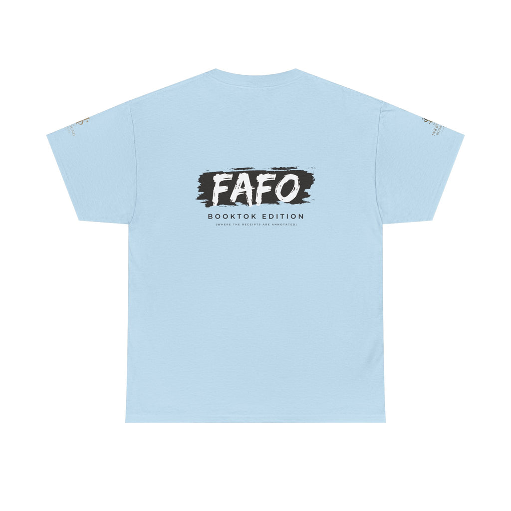 FAFO Booktok Edition Tee - Graphic White Crewneck T-Shirt