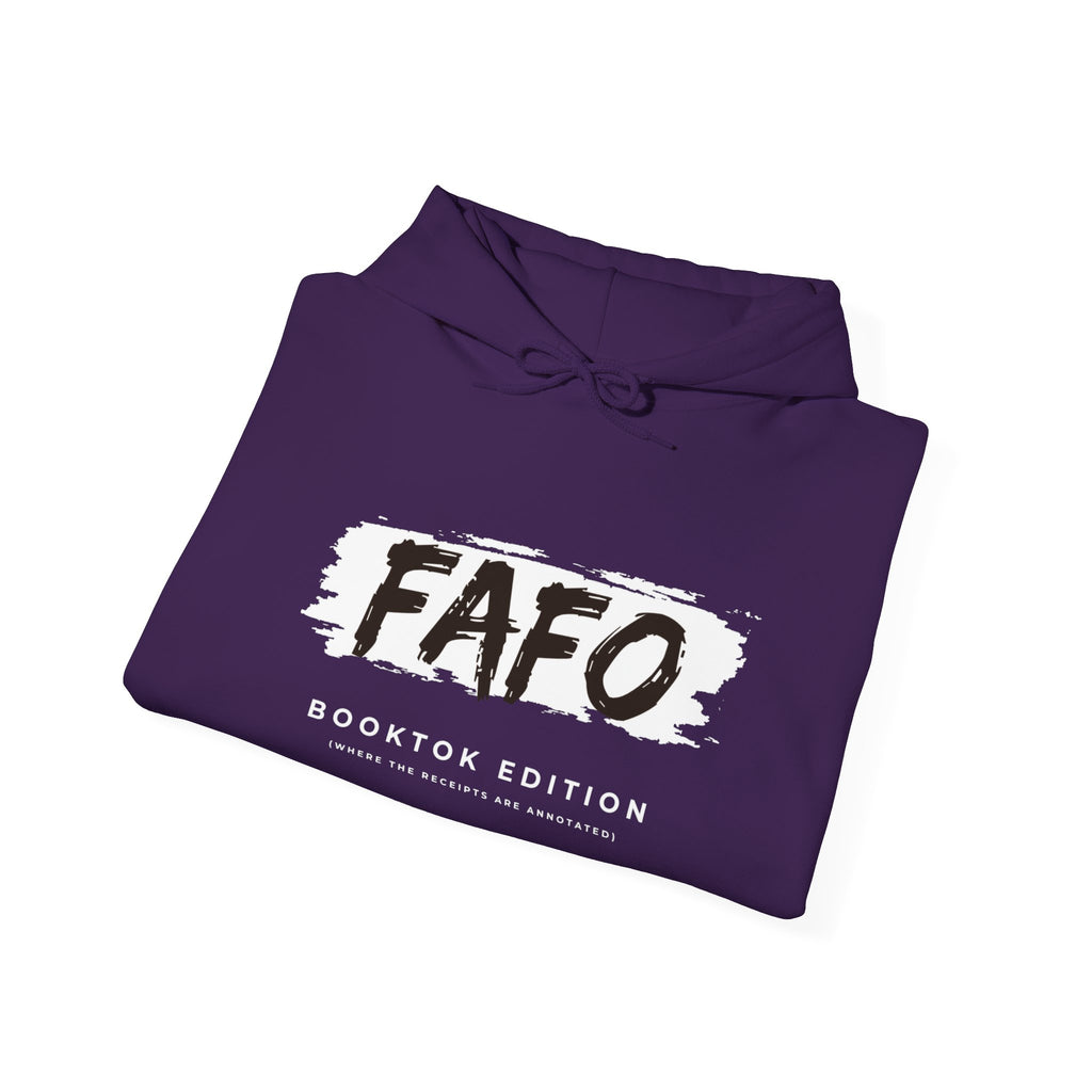FAFO Hoodie - (Theres purple in here Leanne) The Inkbound Society Logo Pullover